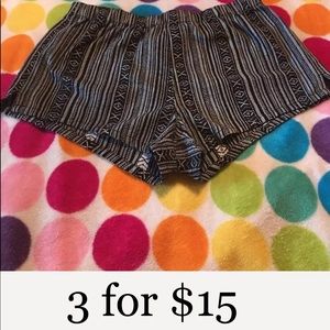 Forever 21 Aztec Woven Shorts